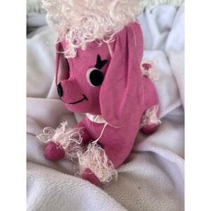 Vintage Dream Pets Dakin Pink Poodle Plush‎ Stuffed Animal Toy Wood Flour Filled